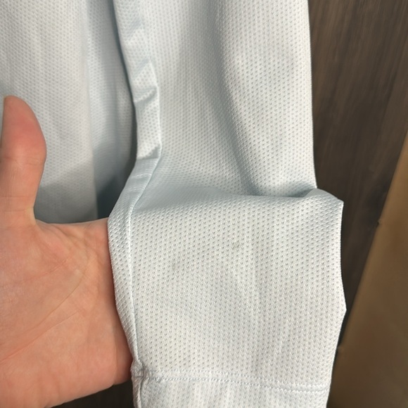 Adidas Golf Light Blue Quarter Zip Pullover Light Weight Medium - Picture 8 of 9